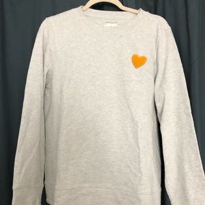 Lou & Grey Cotton Heart Sweatshirt - Medium